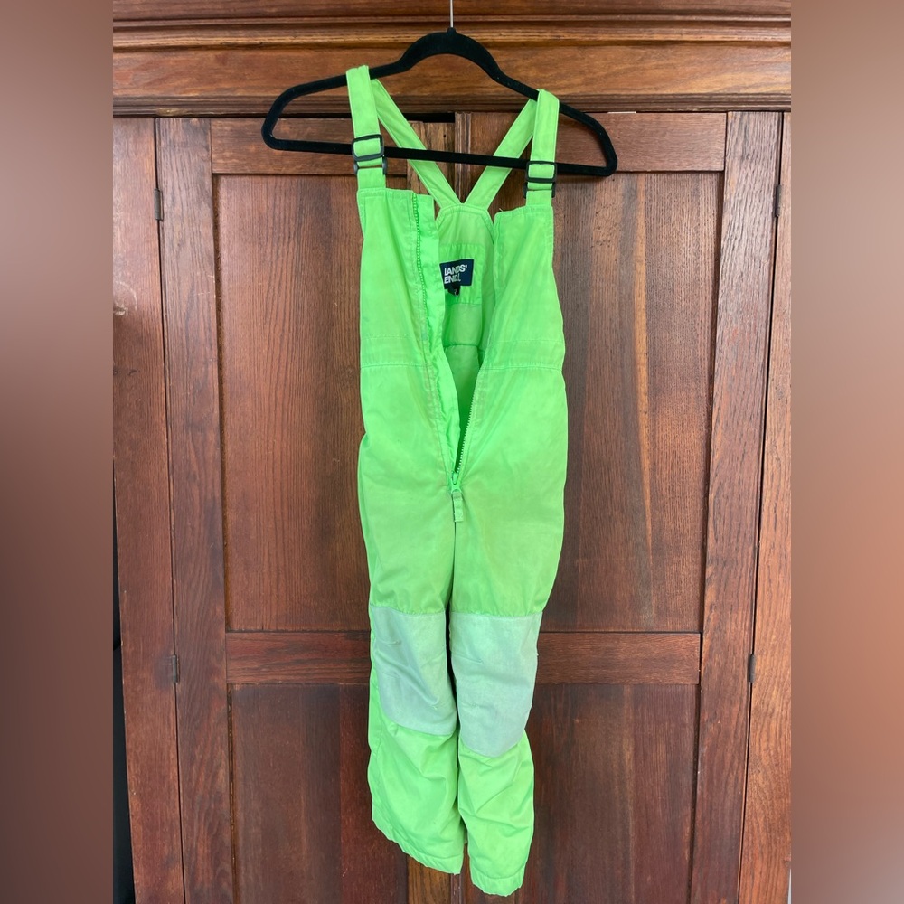 Lands' End Kids Green Snow Bib